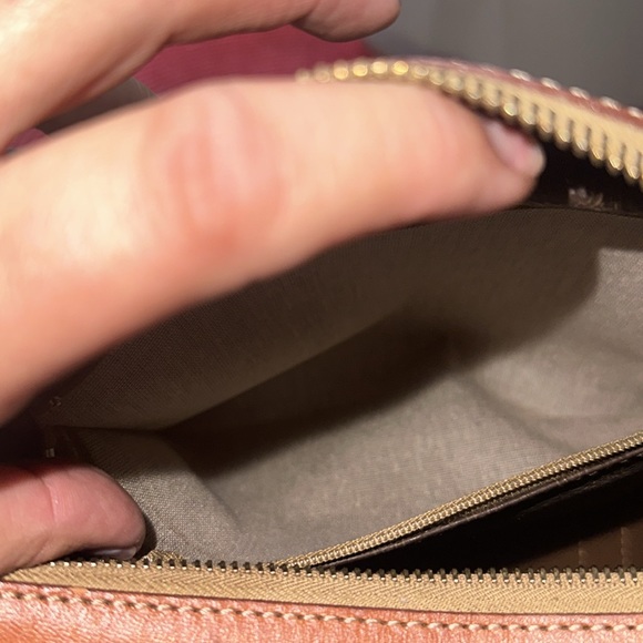 Celine Macadam Pattern Mini Boston Bag Handbag PVC x Leather Dark Brown - Picture 10 of 12